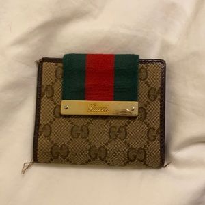 Gucci monogram beige/ebony wallet
